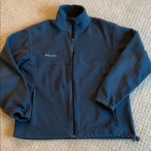 Columbia Men’s full zip fleece sweater size large